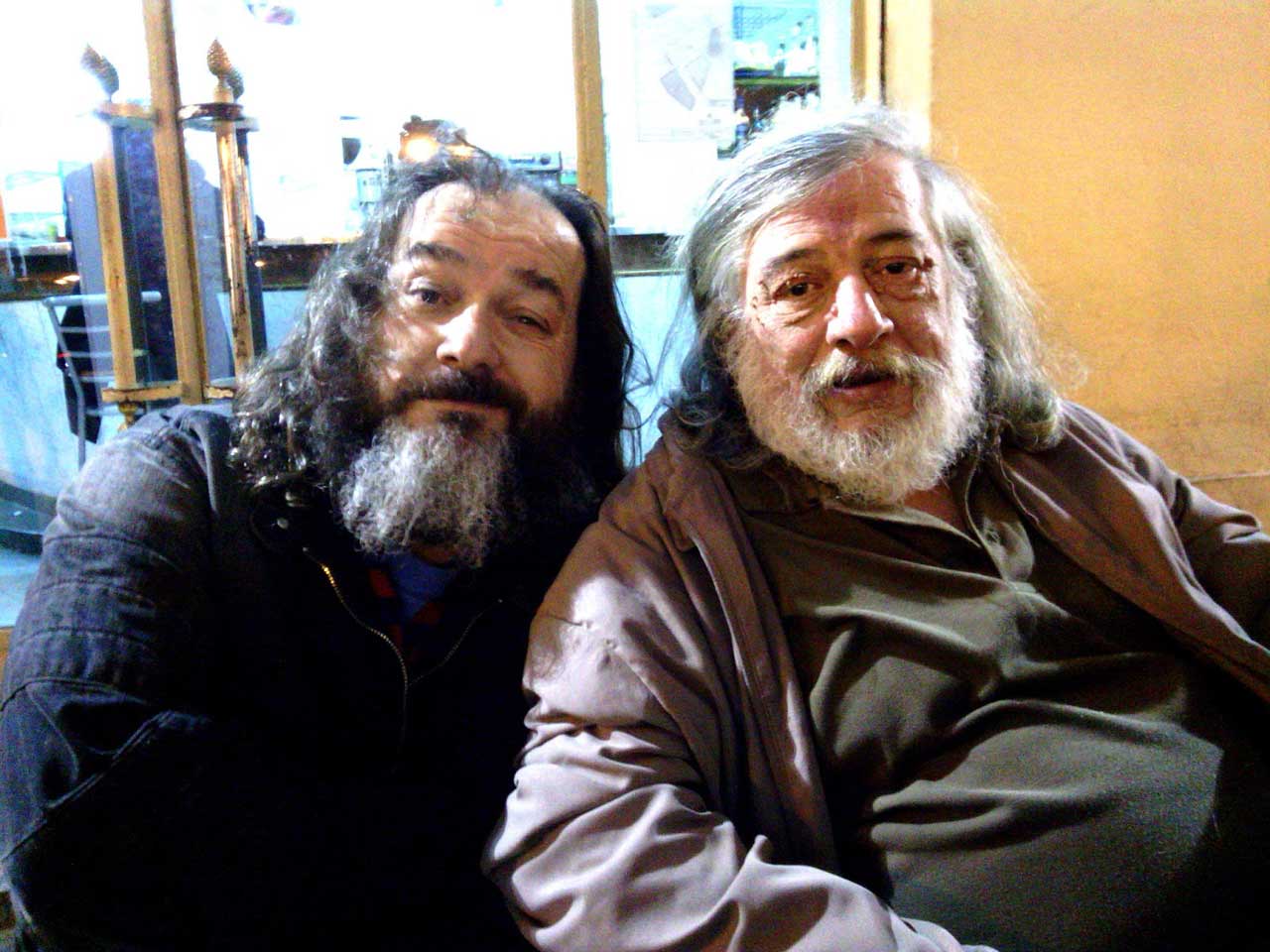 MacDiego junto con Micharmut. Fotografía perteneciente al blog de Joan Navarro Badía. http://navarrobadia.blogspot.com.es