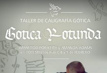 Totestiu organiza un taller de caligrafía gótica