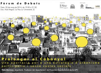 La Nau ofrece una charla sobre la prolongación del Cabanyal