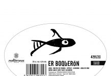 Er Boquerón, cerveza de etiqueta