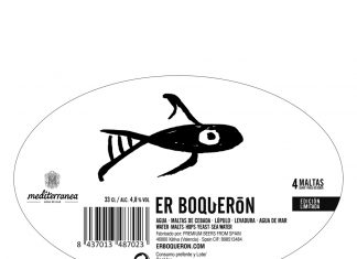 Er Boquerón, cerveza de etiqueta