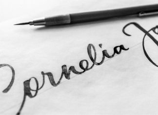 Cornelia James, último trabajo de lettering realizado por Joan Quirós