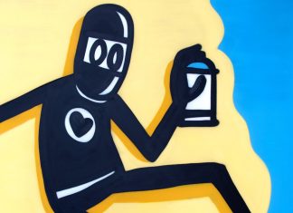 Los ninjas de David de Limón ocupan las paredes de Espai Russafa