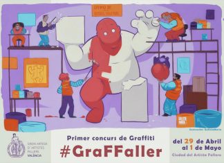 El Gremio de Artistas Falleros abre su Ciudad al grafiti