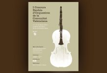 Filmac crea el cartel para la primera edición del Concurso de Orquestas de la CV