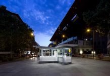 Krion, material de referencia en los nuevos kioscos urbanos de Madrid