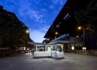 Krion, material de referencia en los nuevos kioscos urbanos de Madrid