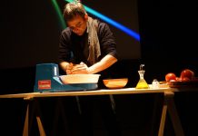 Joan Estrader, diseño sobre las tablas en Tercera Setmana