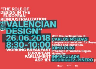 CDICV y ADCV colaboran en una jornada sobre diseño en el Parlamento Europeo