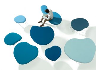 Capdell presenta en Hábitat las banquetas Droplets y una nueva versión de Libris