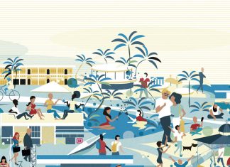 Virginia Lorente: «con la ilustración de la Marina de València he pretendido reflejar un lugar lleno de vida»