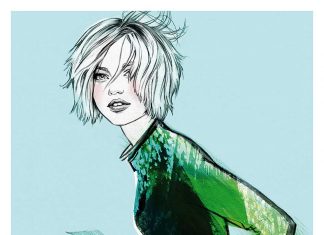 Estudio 64, pasarela para las ilustraciones de moda de Alicia Malesani