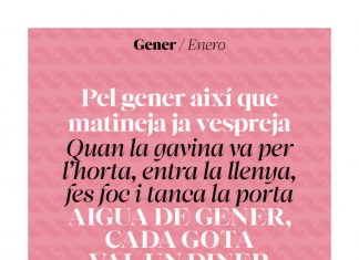 El almanaque tipográfico de Gráficas Papallona