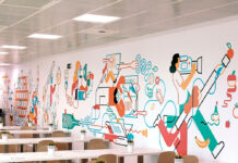 Carlos Arrojo ilustra la nueva sede de Vocento