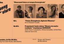 «Disseny per viure», jornades promogudes pel Museu del Disseny de Barcelona