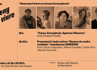 «Disseny per viure», jornades promogudes pel Museu del Disseny de Barcelona