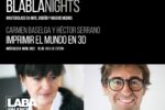 Carmen Baselga y Héctor Serrano llegan al ciclo Blablanights
