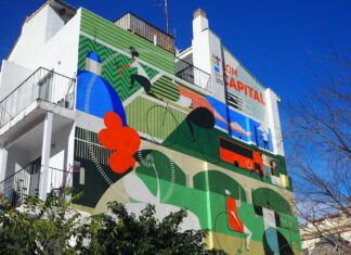 Un mural commemora la Capitalitat Europea del Turisme Intel·ligent