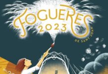 Alba García da forma a les Fogueres d’Alacant 2023