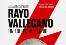 Modesto Granados crea la portada para «Rayo Vallecano, un equipo de barrio»