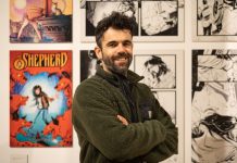 Paco Camallonga une las fallas y el cómic en el Centre del Carme