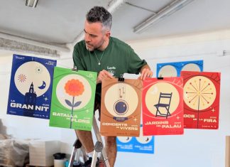 Una luna para conectar la identidad gráfica de la Feria de Julio